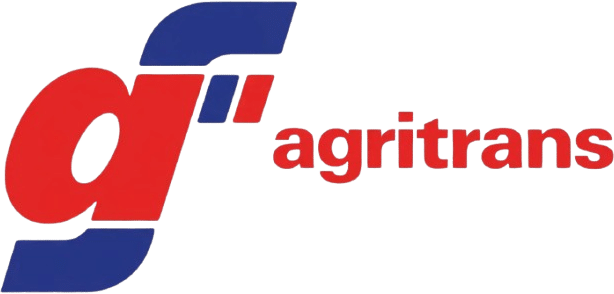 Logo Agritrans - Transport et Logistique Agricole Logo Agritrans avec un 'a' graphique rouge et bleu suivi du nom de l'entreprise en rouge.