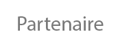 Partenaire : Logo Typographique Gris Minimaliste et Moderne Mot Partenaire écrit en gris, typographie sans-serif épurée sur fond blanc.